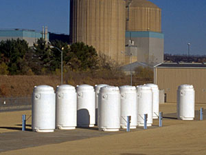 Dry casks at Prairie Island